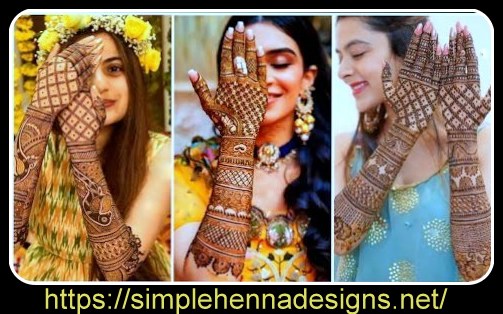 Mehndi Designs on wedding
